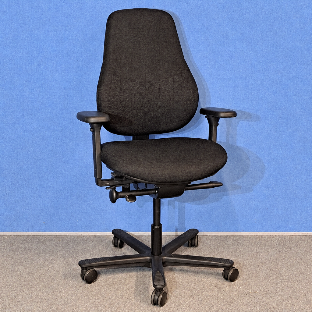 PC6541 Orangebox Flo High Back Task Armchair, Double Pump Lumbar