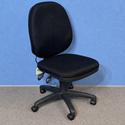 PC6615 High Back Operators Armchair in Black