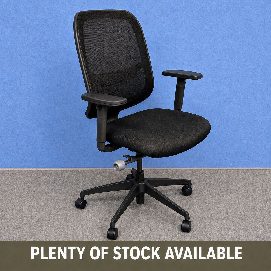 PC6724 Boss Design Apply Task Armchair with the stock banner kept at the bottom