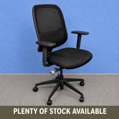 PC6724 Boss Design Apply Task Armchair with the stock banner kept at the bottom