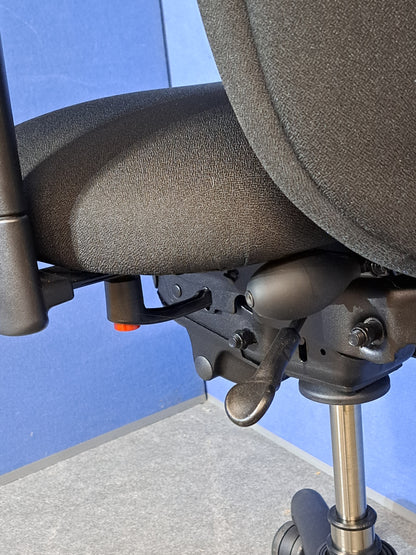 Adapt by Ergochair High Back Operators Armchair with Headrest Black (used)