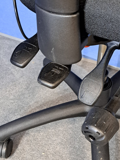 Adapt by Ergochair High Back Operators Armchair with Headrest Black (used)