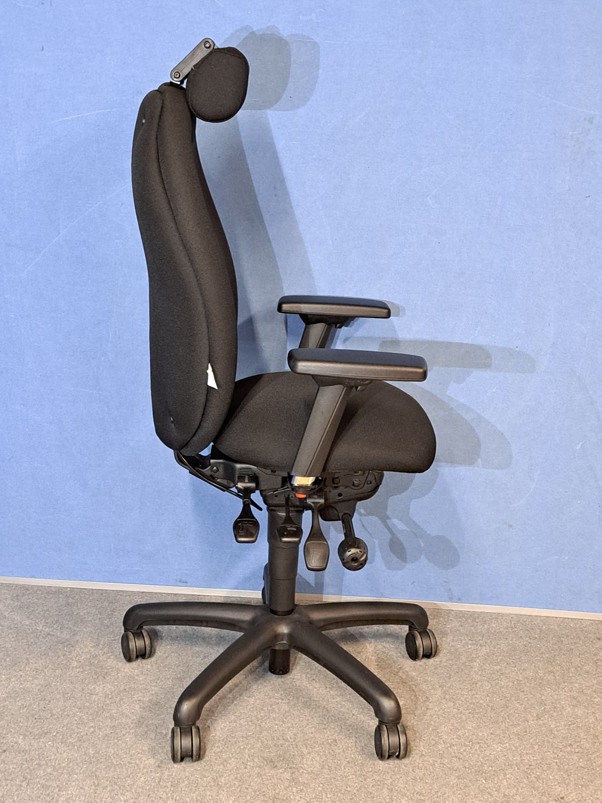 Adapt by Ergochair High Back Operators Armchair with Headrest Black (used)