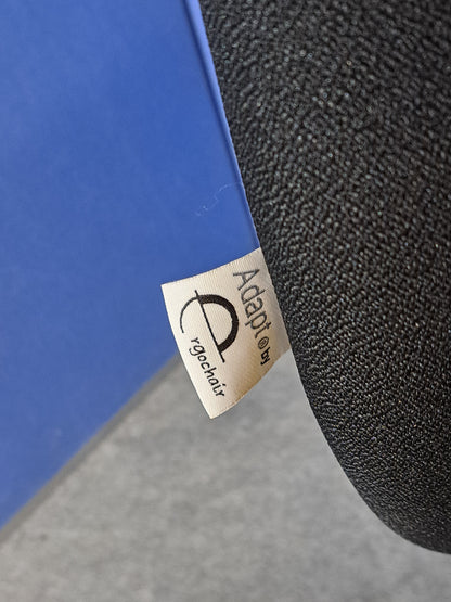 Adapt by Ergochair High Back Operators Armchair with Headrest Black (used)