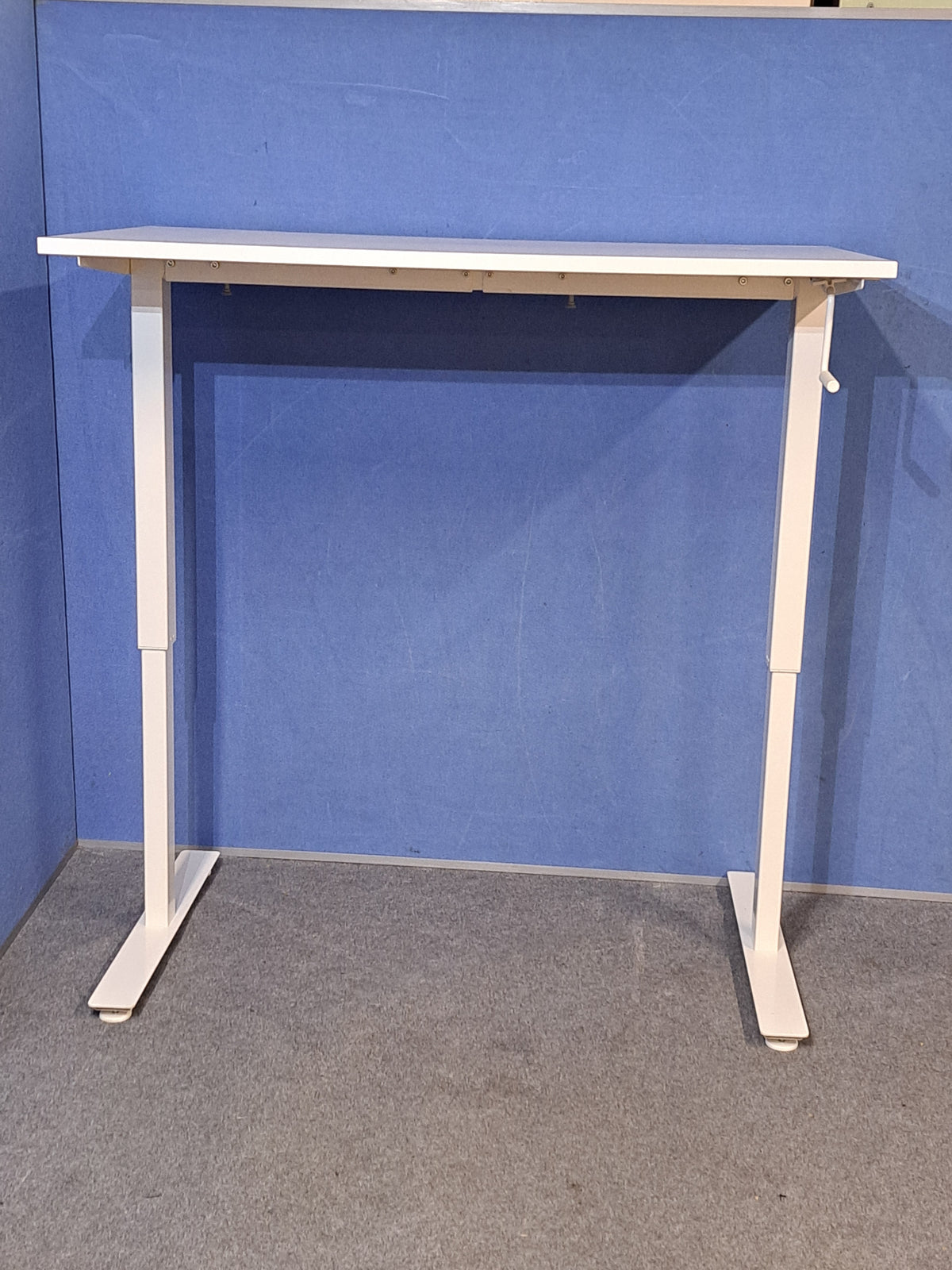 1200x800mm Ikea Trotten Height Adjustable Straight Desk White (used)