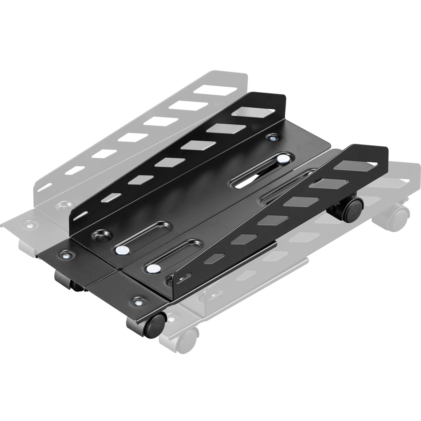 WheelBase 300mm Wide PC Trolley/CPU Holder Black