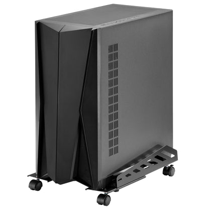 WheelBase 300mm Wide PC Trolley/CPU Holder Black