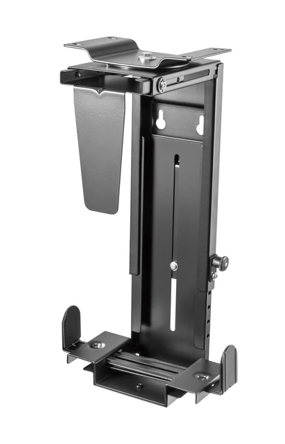 BaseLock Under Desk CPU holder w/ Security Lock Black