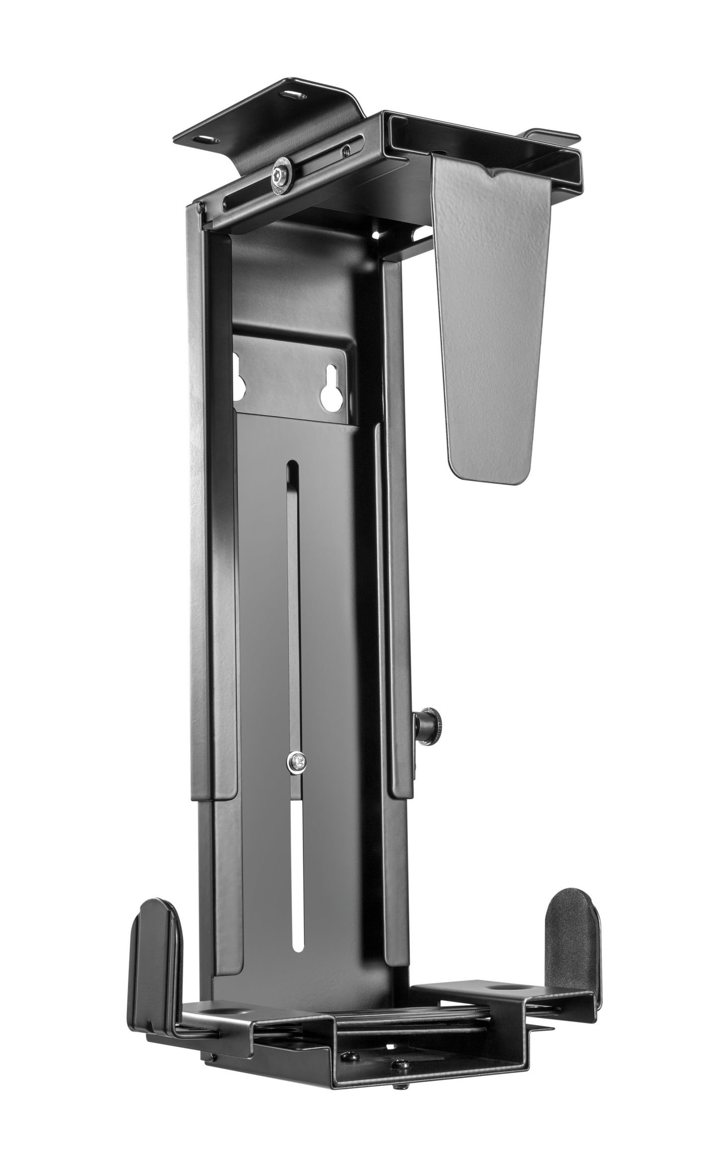 BaseLock Under Desk CPU holder w/ Security Lock Black