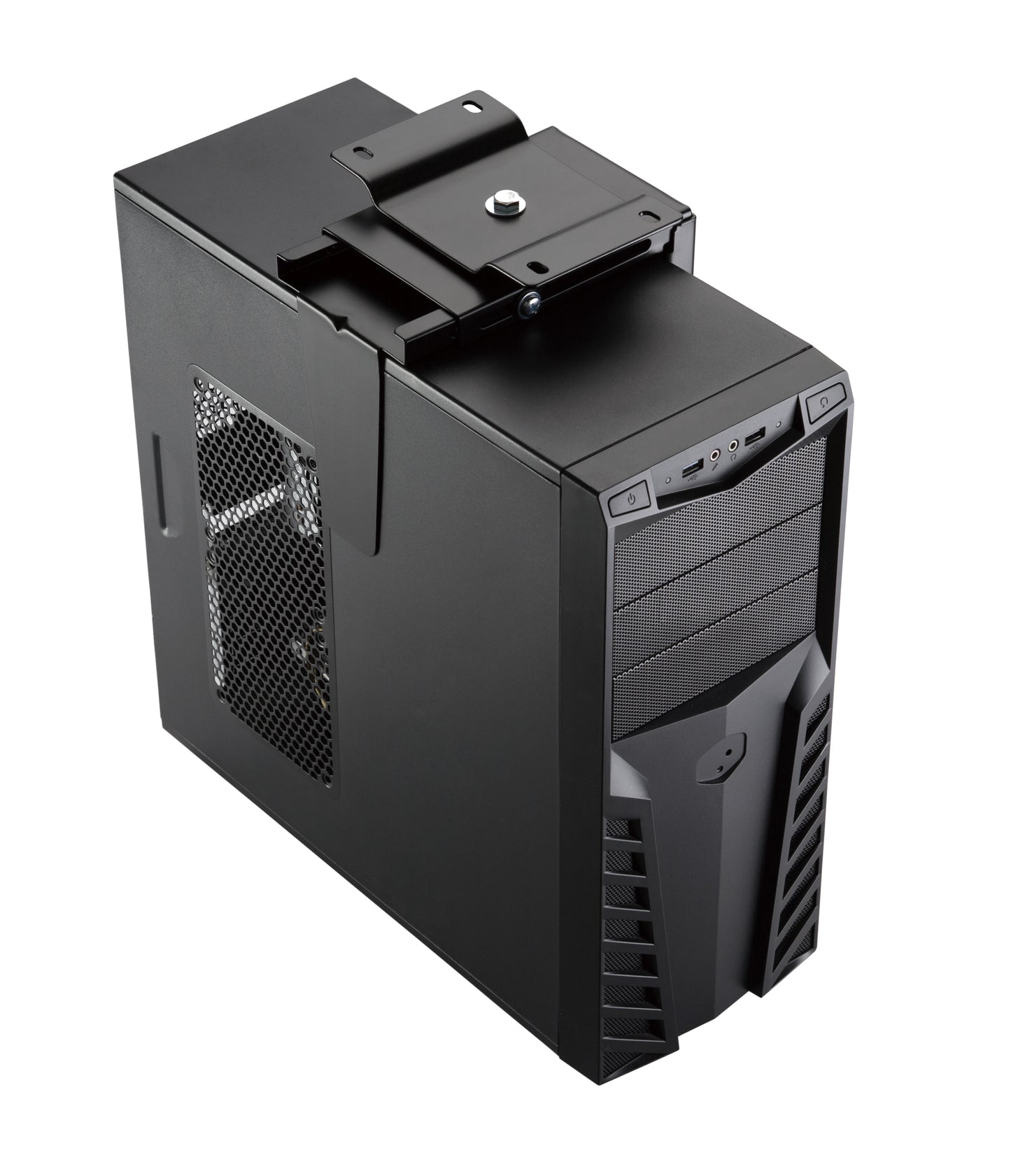 NexBase Under Desk CPU Holder Stepless Height Adjustment (Black & White Available)