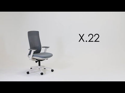 X.22 High Back Mesh Ergonomic Office Armchair Black