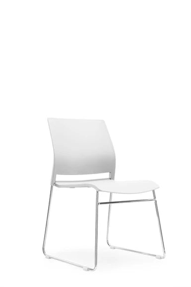 Value Verse Multipurpose Stacking Chair White