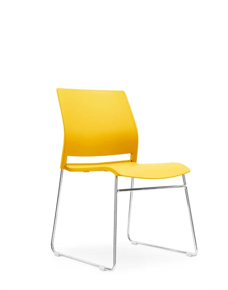 Value Verse Multipurpose Stacking Chair Yellow