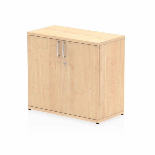 Impulse Desk High Cupboard Maple D.F.