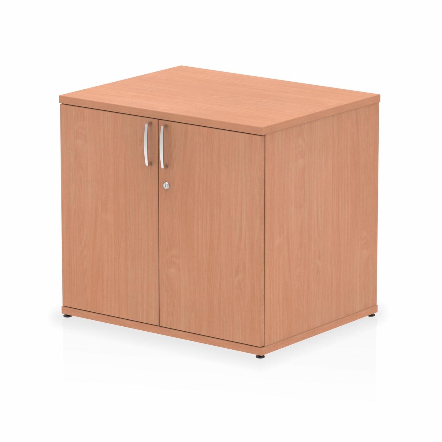 Impulse Desk High Cupboard with 1 Adjustable Shelf Beech