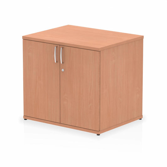 Impulse Desk High Cupboard with 1 Adjustable Shelf Beech