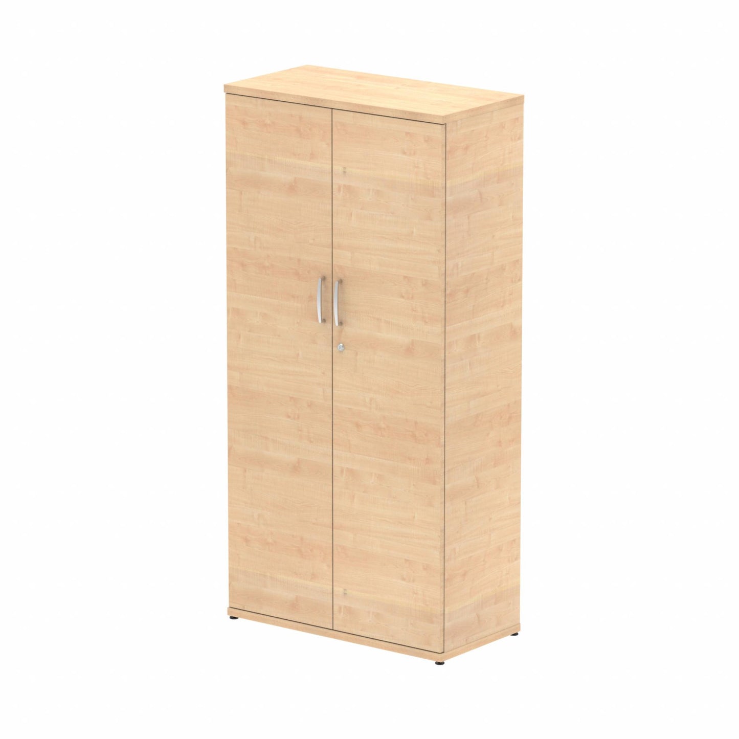 Impulse 1600mm High Cupboard with 3 Adjustable Shelves Maple