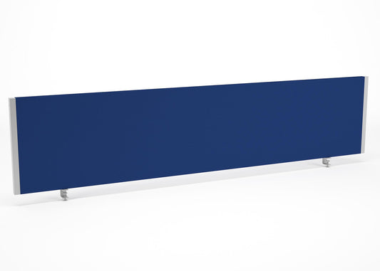 Impulse 1800x400mm Desktop Screen Blue with Silver Frame