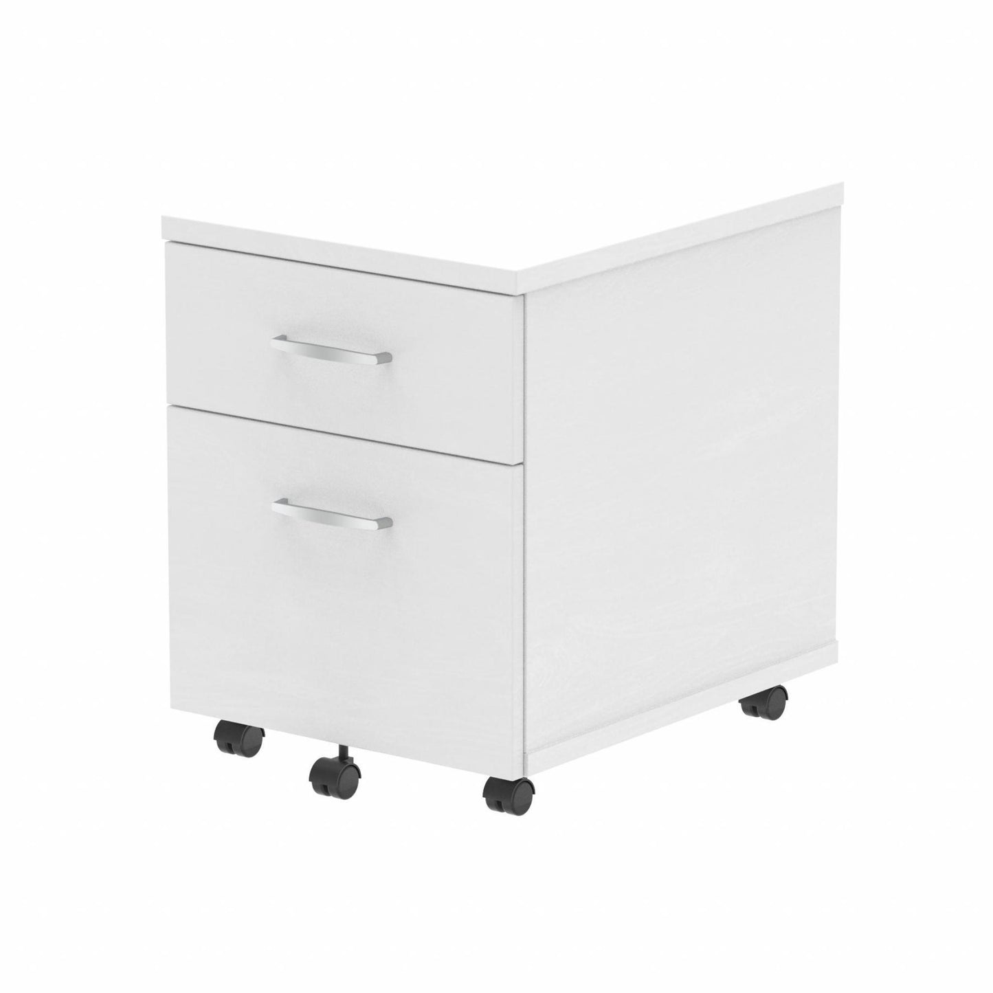 Impulse 2 Drawer Mobile Pedestal White