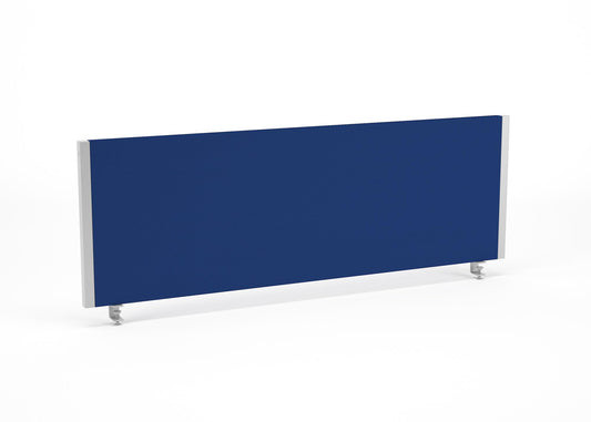Impulse 1200x400mm Desktop Screen Blue with Silver Frame