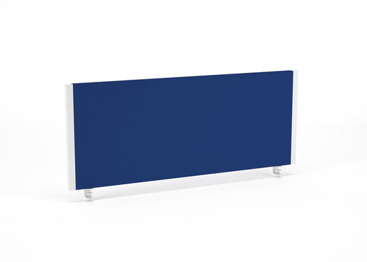 Impulse 1000x400mm Desktop Screen Blue with White Frame