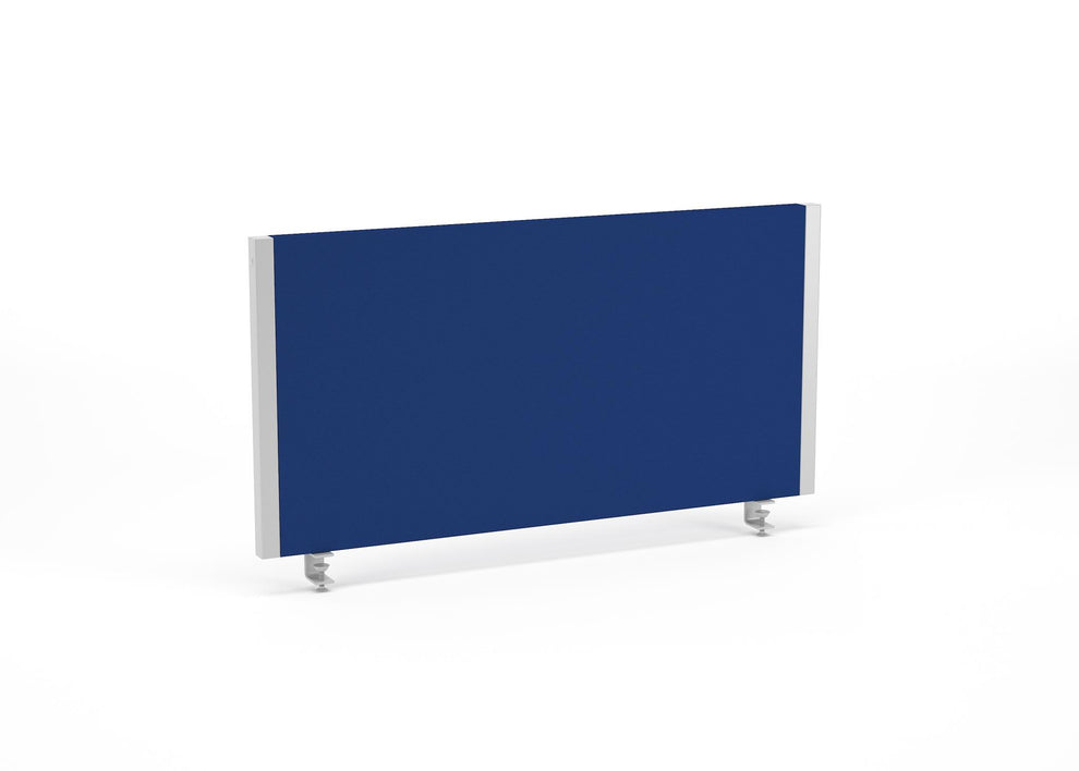 Impulse 800x400mm Desktop Screen Blue with Silver Frame
