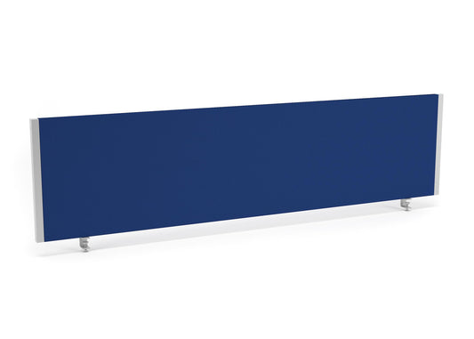 Impulse 1600x400mm Desktop Screen Blue with Silver Frame