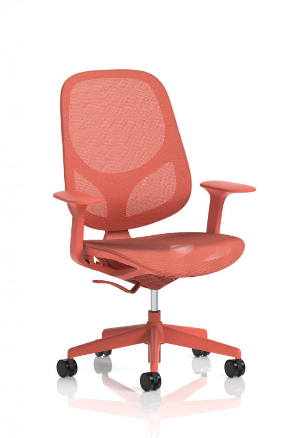 Tutti Mesh Medium Back Task Operator Office Chair with Arms (Available in 5 Colours)