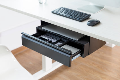 DeskCaddy Underdesk Storage Drawer Black