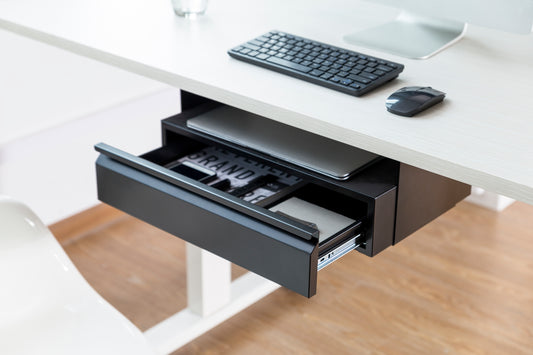 DeskCaddy Underdesk Storage Drawer Black