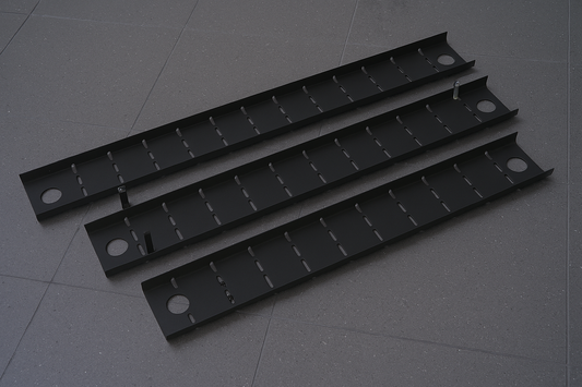 Value Universal Width Adjustable Cable Tray Black