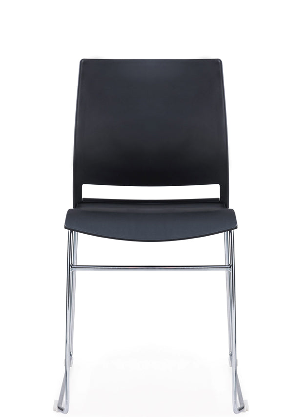 Value Verse Multipurpose Stacking Chair Black