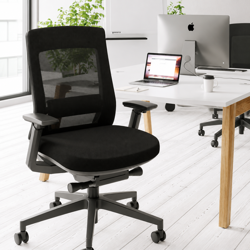 X22 in green home office, closer